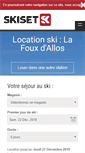 Mobile Screenshot of la-foux-d-allos.skiset.com
