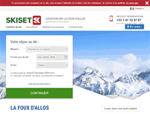Tablet Screenshot of la-foux-d-allos.skiset.com