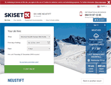 Tablet Screenshot of neustift.skiset.co.uk