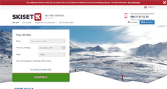 Desktop Screenshot of cervinia.skiset.co.uk