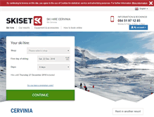 Tablet Screenshot of cervinia.skiset.co.uk