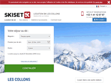 Tablet Screenshot of les-collons.skiset.com