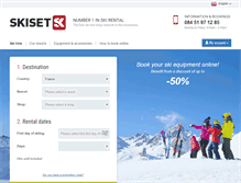 Tablet Screenshot of flachau.skiset.co.uk