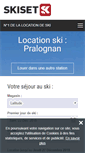 Mobile Screenshot of pralognan.skiset.com