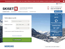 Tablet Screenshot of morgins.skiset.com