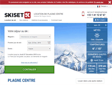 Tablet Screenshot of plagne-centre.skiset.com