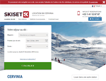 Tablet Screenshot of cervinia.skiset.com