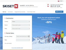 Tablet Screenshot of formigal.skiset.co.uk