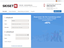 Tablet Screenshot of hochzillertal.skiset.de