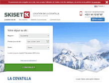 Tablet Screenshot of la-covatilla.skiset.com