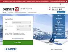 Tablet Screenshot of la-rosiere.skiset.co.uk