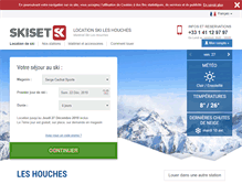 Tablet Screenshot of les-houches.skiset.com