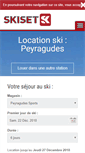 Mobile Screenshot of peyragudes.skiset.com