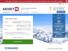 Tablet Screenshot of peyragudes.skiset.com