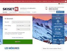 Tablet Screenshot of les-menuires.skiset.de