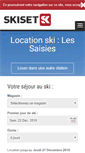 Mobile Screenshot of les-saisies.skiset.com