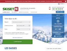 Tablet Screenshot of les-saisies.skiset.com