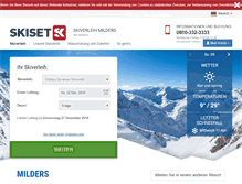 Tablet Screenshot of milders.skiset.de