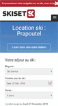 Mobile Screenshot of prapoutel.skiset.com