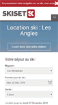 Mobile Screenshot of les-angles.skiset.com