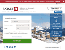 Tablet Screenshot of les-angles.skiset.com