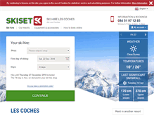 Tablet Screenshot of les-coches.skiset.co.uk