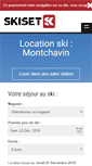 Mobile Screenshot of montchavin.skiset.com