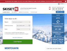 Tablet Screenshot of montchavin.skiset.com