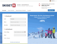 Tablet Screenshot of corvara.skiset.de