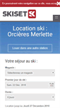 Mobile Screenshot of orcieres-merlette.skiset.com