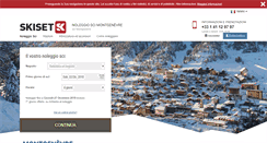 Desktop Screenshot of montgenevre.skiset.it