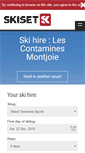 Mobile Screenshot of les-contamines.skiset.co.uk