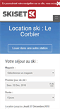 Mobile Screenshot of le-corbier.skiset.com