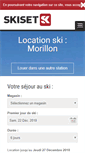 Mobile Screenshot of morillon.skiset.com