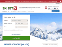 Tablet Screenshot of monte-bondone-vason.skiset.com