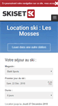 Mobile Screenshot of les-mosses.skiset.com