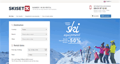 Desktop Screenshot of belle-plagne.skiset.co.uk