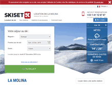 Tablet Screenshot of la-molina.skiset.com