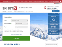 Tablet Screenshot of les-deux-alpes.skiset.co.uk