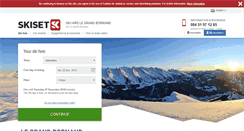 Desktop Screenshot of le-grand-bornand.skiset.co.uk